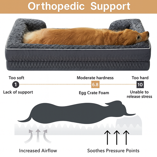 SleepyPup Luxury Orthopedic Bed