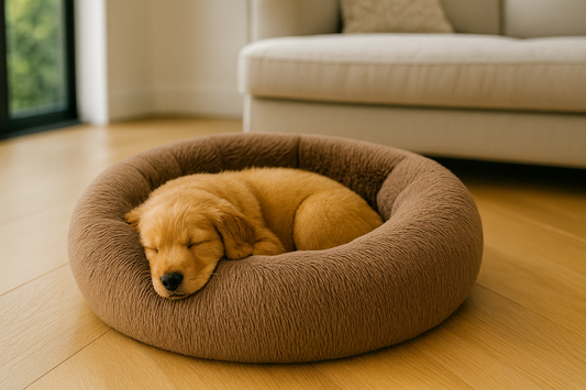 SleepyPup Calming Dog Bed