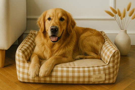 SleepyPup Gingham Sofa Bed